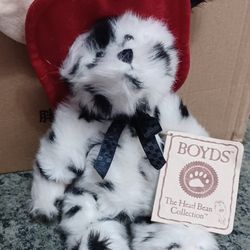 $25 Retired Boyds Bear "Hot Diggity" Dalmatian Fire Dog