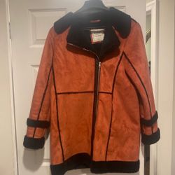 Abercrombie & Fitch Shearling Coat Size L