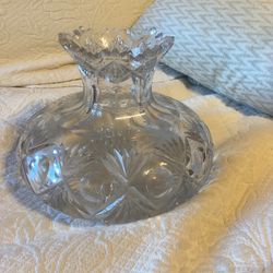 Large American Brilliant Cut Glass Vase