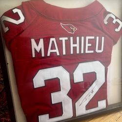 Tyran Mathieu Autographed Jersey 