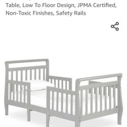 Gray 3 In 1 Toddler Bed