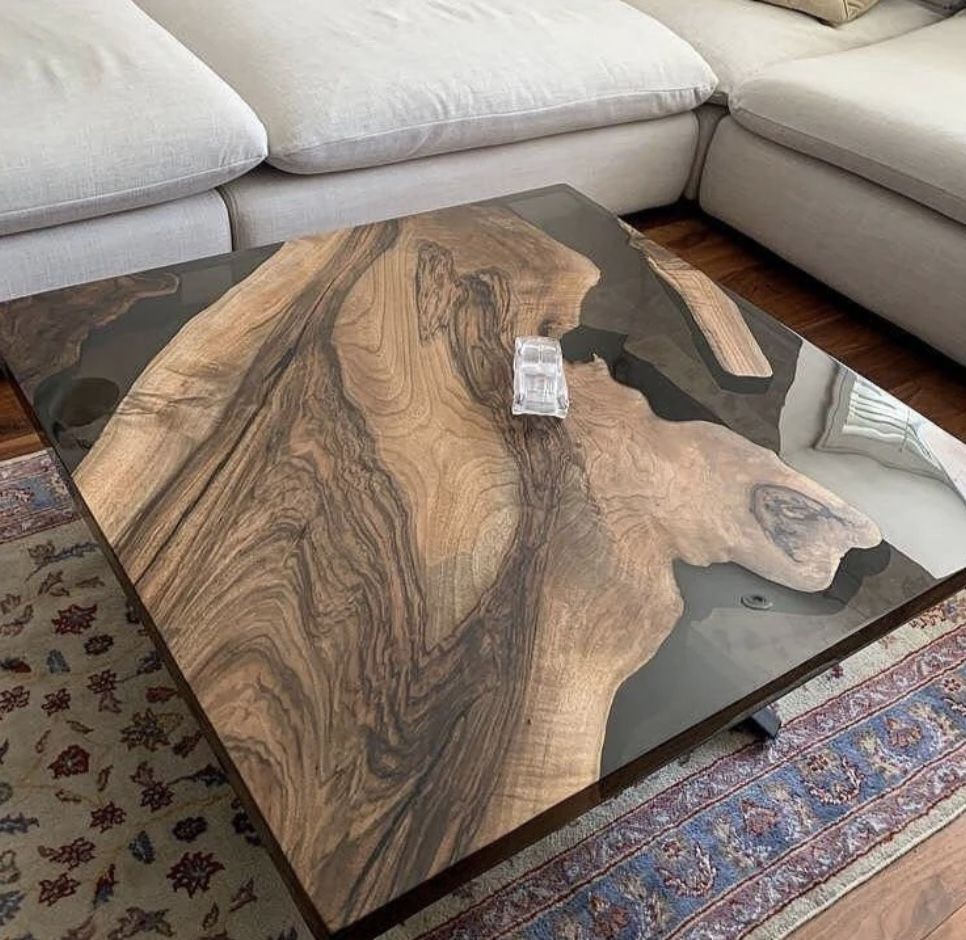 Epoxy Wood Coffee Table