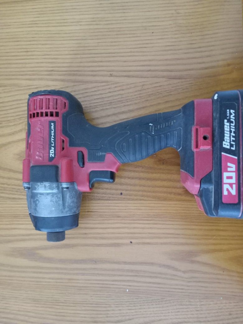 Bauer 20 Volt Impact Gun 40$