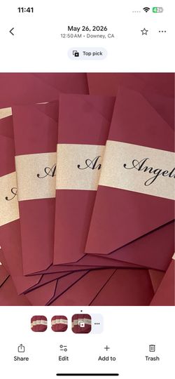 Invitaciones para Quinceaños o Bodas /  Wedding or Birrhday  invitations