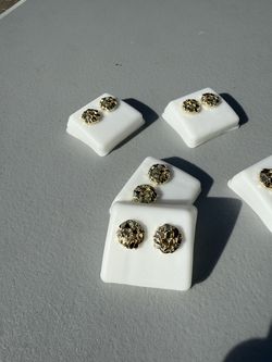 Gold Nugget Earrings