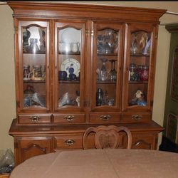  China Hutch Real Wood