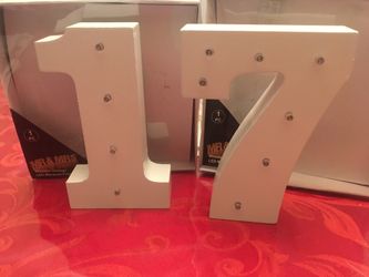 Wood numbers 1 and  7  small