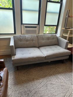 Grey West Elm Couch