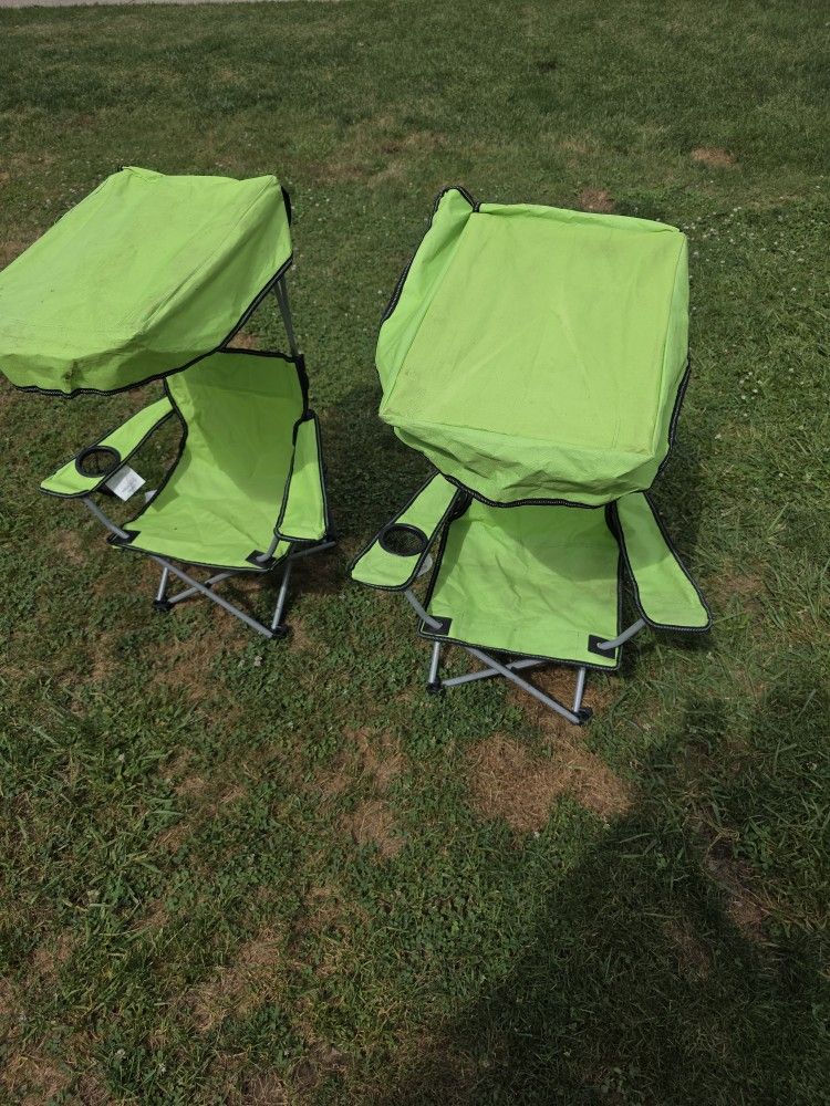 Kids Camping Folding Chair with Canopy