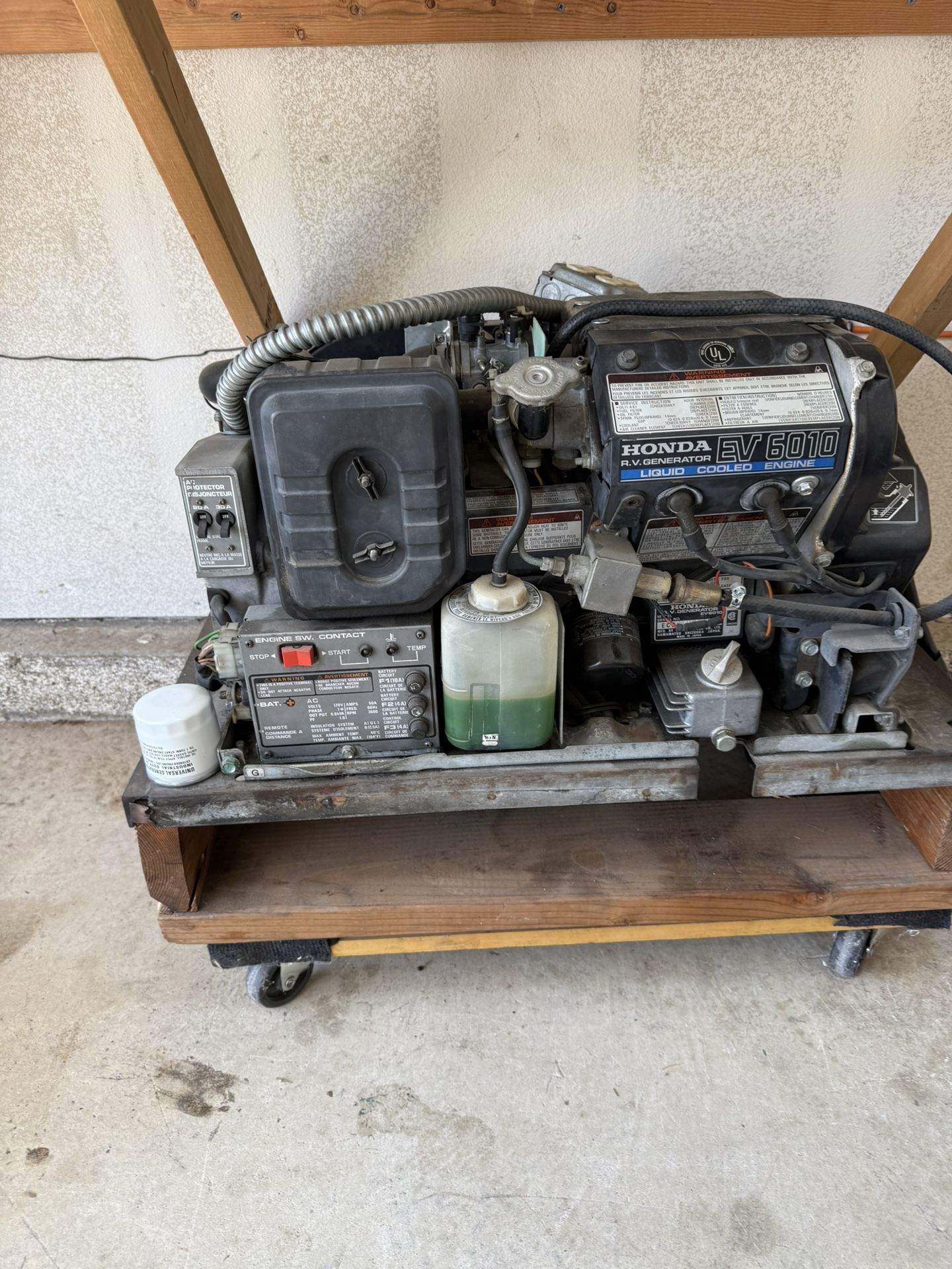 Honda EV 6010 6500kw Liquid-cooled RV Generator