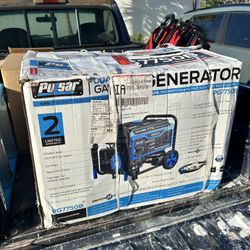 7750W Dual fuel Generator 