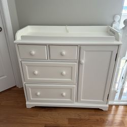 Pottery barn top changing table used