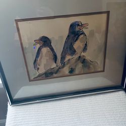 Penguin Painting 
