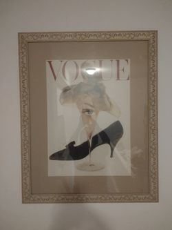 Vogue Picture and Frame