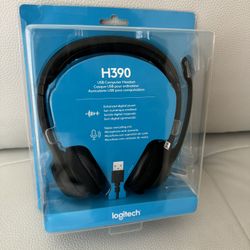 Logitech USB Headset H390 with Noise Cancelling Mic