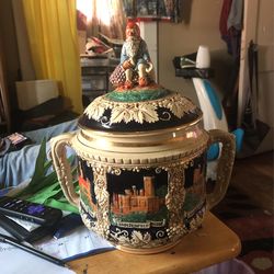 Vintage punch bowl/cookie jar