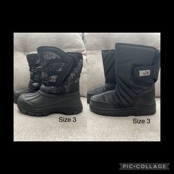 Kids Snow Boots Size 3