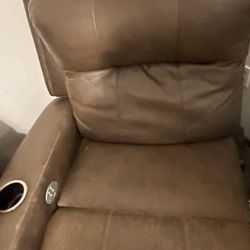 3 Piece Sectional Couch Brown