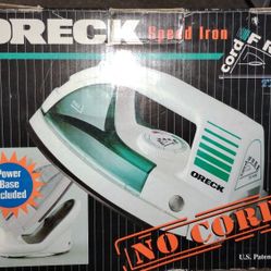 ORECK CORDLESS IRON 
