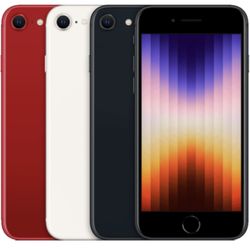 NEW iPhone SE 3rd Gen Unlocked Released w/ iPhone 14 (AT&T, T-Mobile, Verizon, Google Fi, Metro,Mint Mobile, Visible, Tracfone & More. $99 & Up