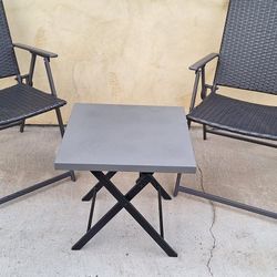 Patio Chair Set Like New 