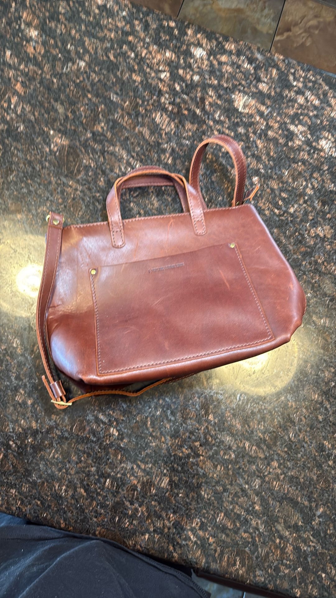Portland Leather Goods -MEDIUM CROSSBODY TOTE