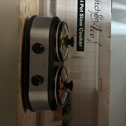 dual pot slow cooker kitchen ace