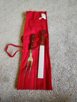 Vintage Marlboro Grilling Knife/ Fork Set