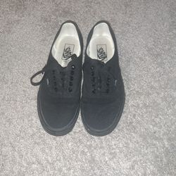 Black Vans Size 7.5 