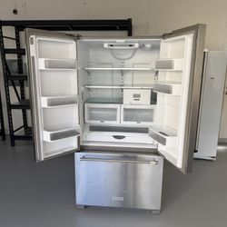 36” Refrigerator Stainless Steel Works 