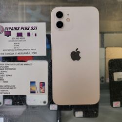 White iPhone 12 256gb AT&T Cricket Net10