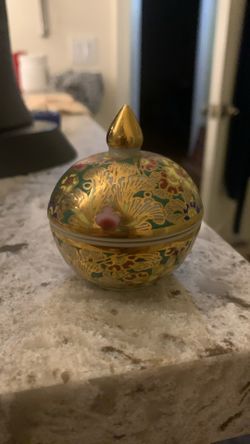 Miniature Porcelain Thai Jar
