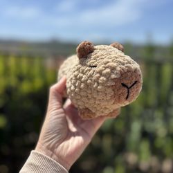 Capybara Handmade 🧶 Crochet 🧶 Plushie 