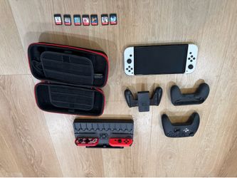 Nintendo Switch OLED Bundle with Games and Accessories