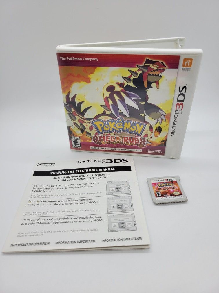 Pokemon Omega Ruby Nintendo 3DS N3DS