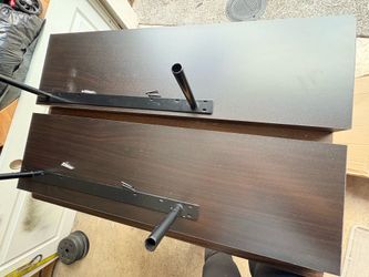 Two floating shelves