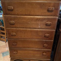 Beautiful Solid Wood Vintage James Henderson Chest
