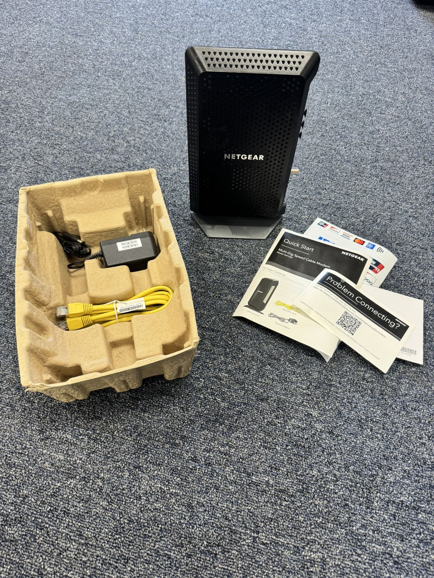 🌐 Netgear WiFi Routers (x2) – With Cables, One in Original Packaging