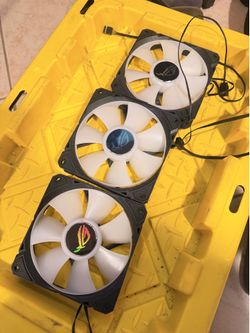 ASUS rog rgb pc fans