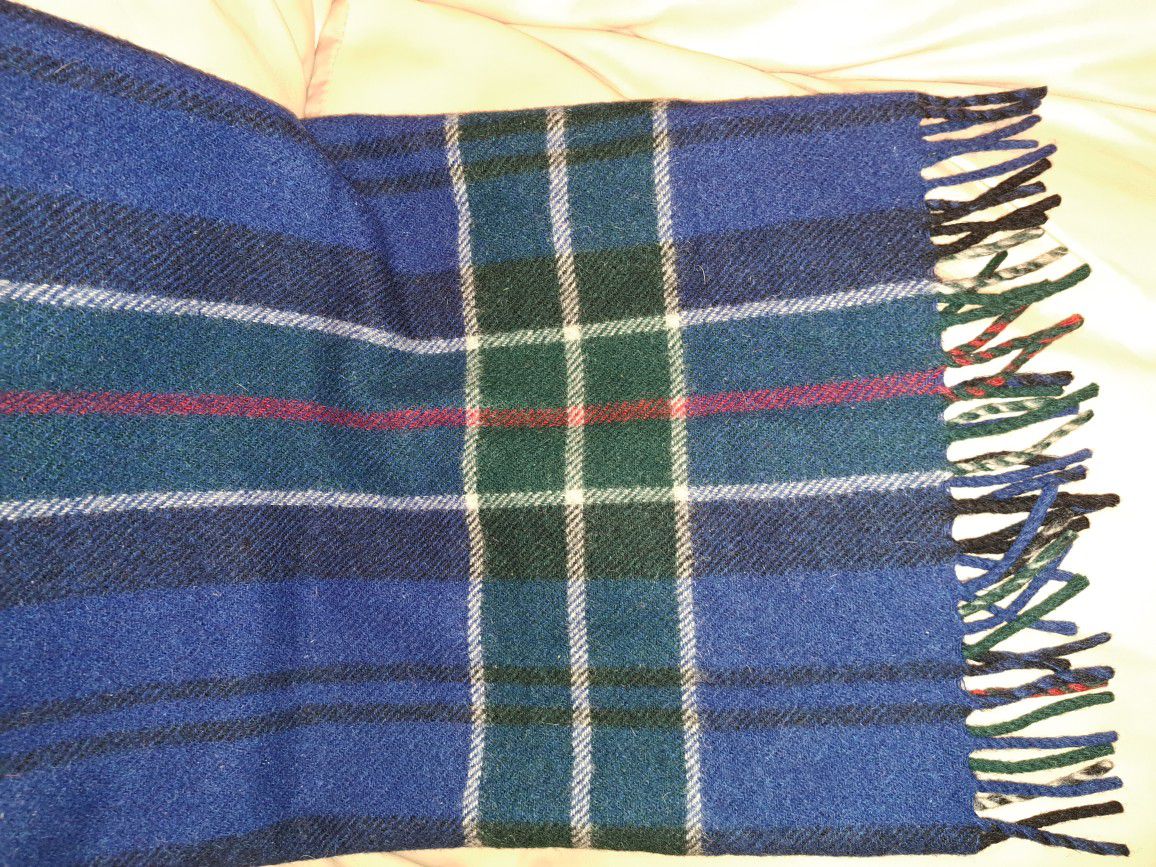 Vintage 1960's Brant Forde Wool Lap Blanket