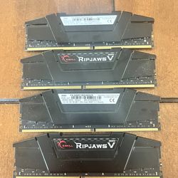 G.SKILL Ripjaws V Series 64GB (4x16) 288-Pin RAM DDR4 3200