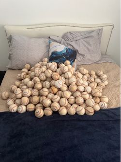 Over 200 used minor league baseballs (DM IF INTERESTED AND WILL SELL AT SMALLER QUANTITIES)