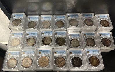 China Fat man, thin man Coins & Dragon Dollar Coins