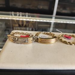 14k 10k Gold Breaclte Different Grams And Different Prices Layaway Available 10% Dwon If You Interested Please Make Sure You Ask For Maribel Thank You