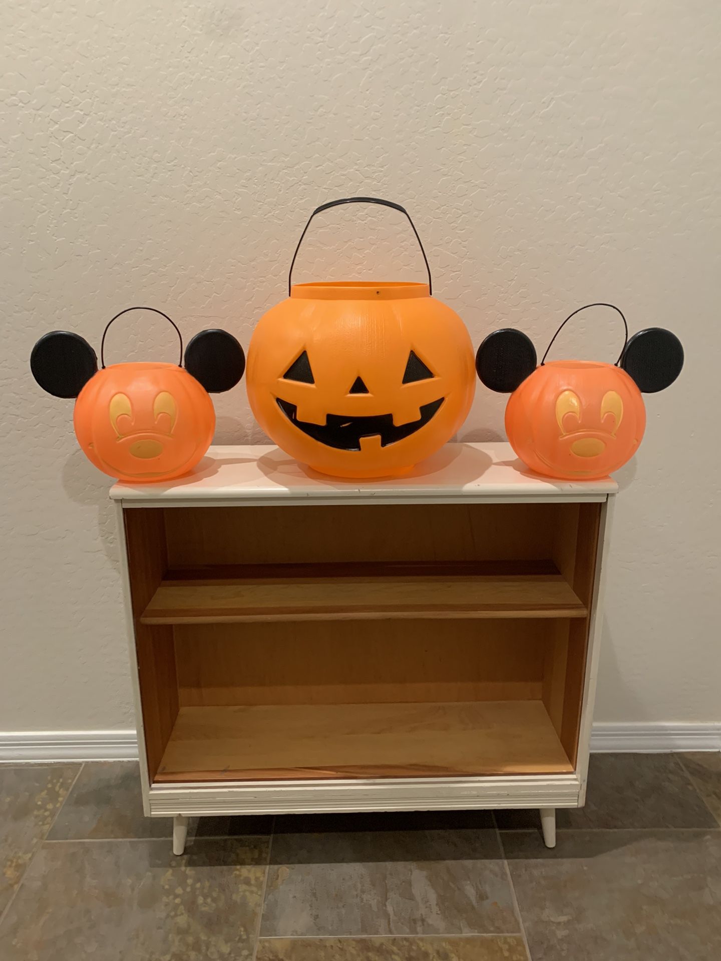 Halloween Pumpkin Pails Mickey Mouse Disney