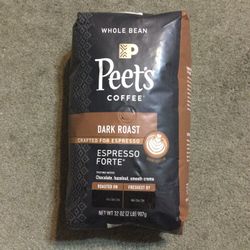 Peets Espresso Whole Bean 