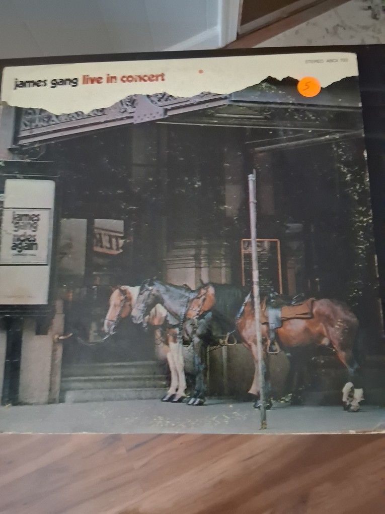 James Gang Live In Concert Vinyl Record