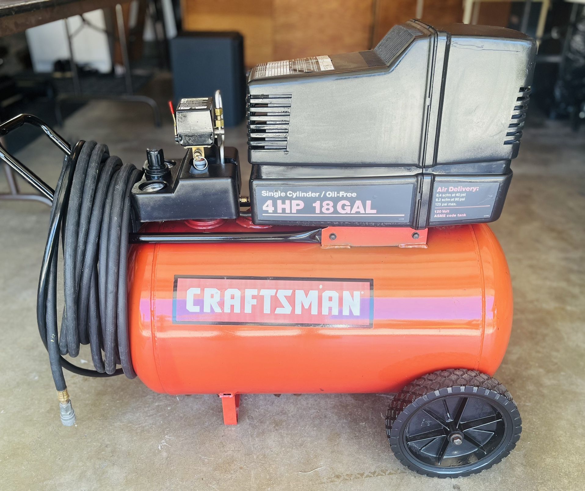 Craftsman 4 HP 18 Gallon Air Compressor