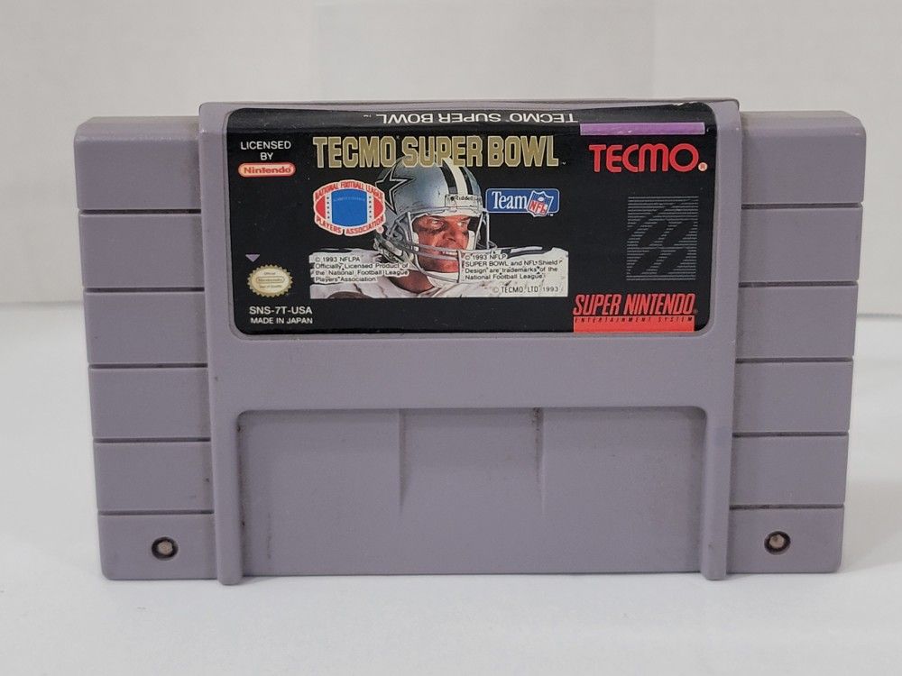 Techmo Super Bowl For The Super Nintendo