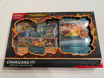 Pokémon TCG Charizard EX Special Collection Box w/ Jumbo Lenticular Promo Sealed